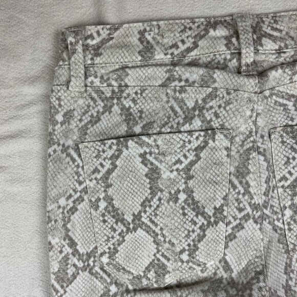 Talbots Stretch Denim Snake Skin Print Jeggings Size 0P Skinny Jean Leggings - Picture 8 of 15